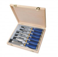 Irwin Marples 10503430 MS500 6-Piece Bevel-Edge Wood Chisel Set  + Premium Storage Case